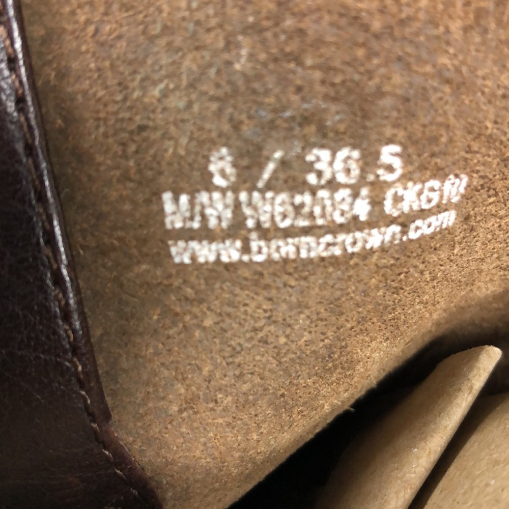 SH97 - Born Crown Tall Leather Boots Women’s 8 - Picture 6 of 8